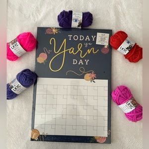 New Calendar Dry Erase Board With Yarn